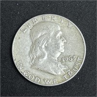 1963 Franklin Silver Half Dollar