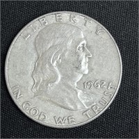 1962 Franklin Silver Half Dollar