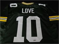 Jordan Love Signed Jersey Heritage COA