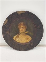 1905 Decorative Metal Vienna Art Plate