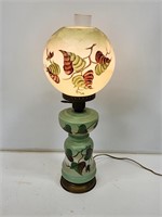 Vintage Hand Painted GWTW Style Lamp