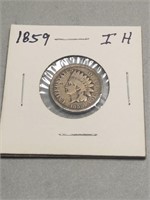 1859 Indian Head Penny NICE!