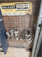 Stainless Hose Clamps display