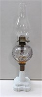 1868 Antique EAPG Glass Oil Lamp