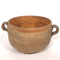 Double Handled Clay Pottery