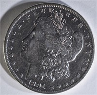 1891-CC MORGAN DOLLAR,