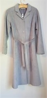 Long Trench Coat Ultra Suede Fabric Brand Size 10