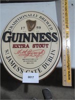 Guinness Stout Oval Wood wall hanging