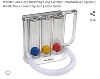 MSRP $22 Deep Breathing Lung Exerciser