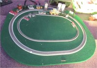 Train track board with various track and