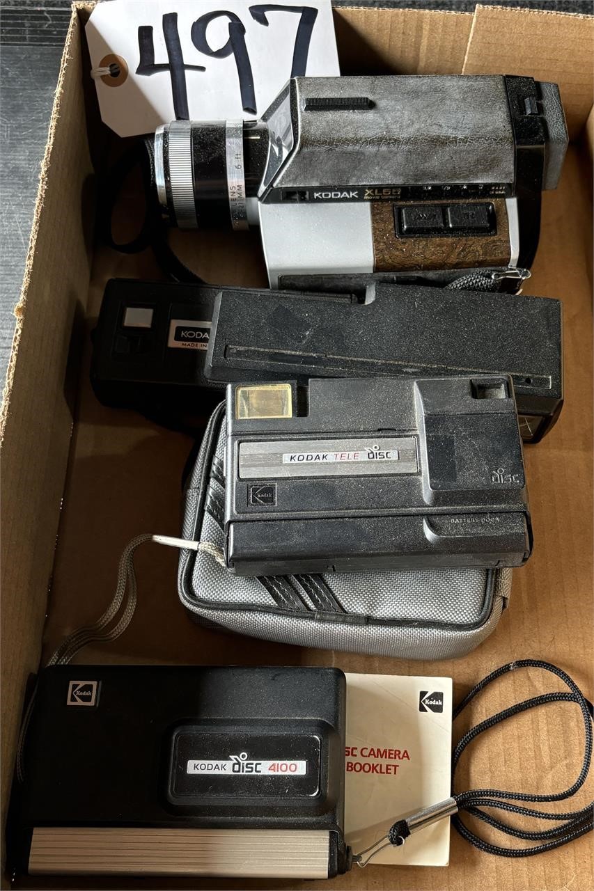 Vintage Kodak Camera Lot