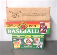1987 & 1991 Baseball Card Sets