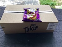 G)  TAKIS snacks this is a new unopened case of