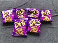 G)  TAKIS snacks each bag is 3.25 ounce there are