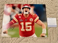 Patrick Mahomes Signed 11x14 w/COA