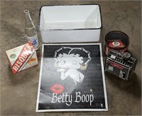 (DD) Enamel Pan , Betty Boop Sign 16 x 12.5 ,