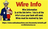 WIRES must be received July 9 by 3pm