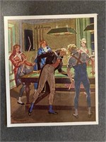 BILLIARDS: Scarce German REEMTSMA Tobacco Card