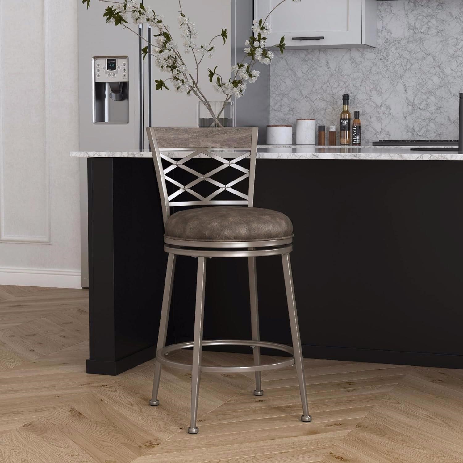 Hillsdale Hutchinson Swivel Height, Counter Stool