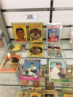 Lot of 9 Collectible Baseball Cards