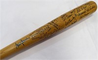 1969 New York Mets Autographed Bat  34 Signatures