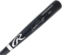 Vladimir Guerrero Sr. Autographed Black BasebalBat