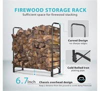 VIVOHOME 4ft Heavy Duty Indoor Outdoor Firewood