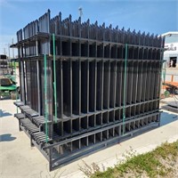 48pc- Unused AGT Steel Fence 74"× 114"