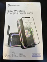 PhunkeeTree Solar Charger Power Bank Fast Charging