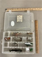 Vintage fishing with box