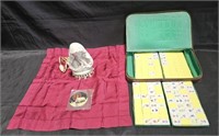 Vintage Mahjong set in carrying case