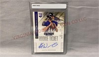 Ravens Keith Wenning Autograph RC 2014 Contenders