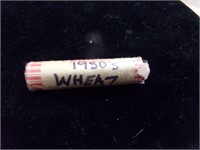 Roll 1950s wheat pennies