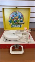 Smurfs record player, pure drip