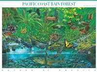 Pacific Coast Rain Forest Stamp Sheet