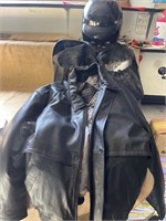 new LA leather jackets/ HD helmet & more