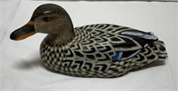 12" Wooden Hand Painted Mallard  Duck