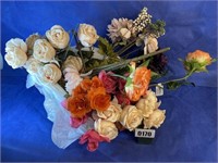 Assortment of Silk Roses,