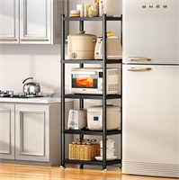 PXRACK 5-Tier Kitchen Storage Shelves, Adjustable