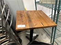 26 X 26 WOODEN DINING TABLE