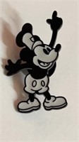 New Steamboat Willie pin waving. Mickey Mouse