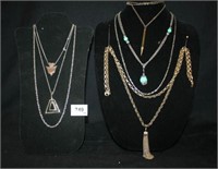 Ladies Costume Jewelry; Pen Necklace; Chain style