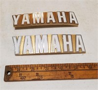 Metal Yamaha Snowmobile Badges
