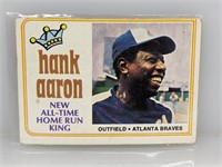 1974 Hank Aaron card #1