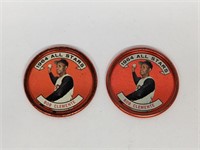 (2) 1964 Topps Coin #150 Roberto Clemente