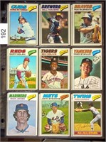 (18) 1977 Topps BB Cards w/ #120 Rod Carew