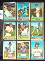 (18) 1976 Topps BB Cards w/ #441 Gary Carter