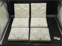 6 FLEUR-DE-LIS DECORATIVE TILES