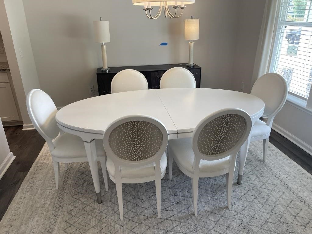 7PC DINING TABLE & CHAIR