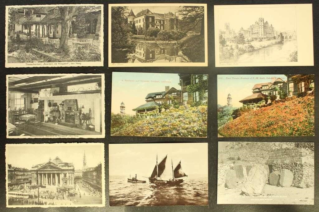 US Postcards 50+ early to mid 1900s variety Mint &